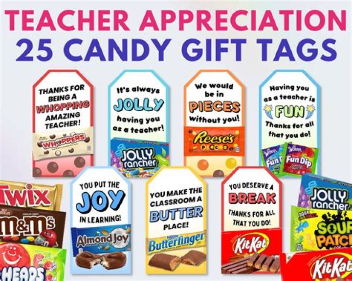 Candy Gift for Teacher Appreciation