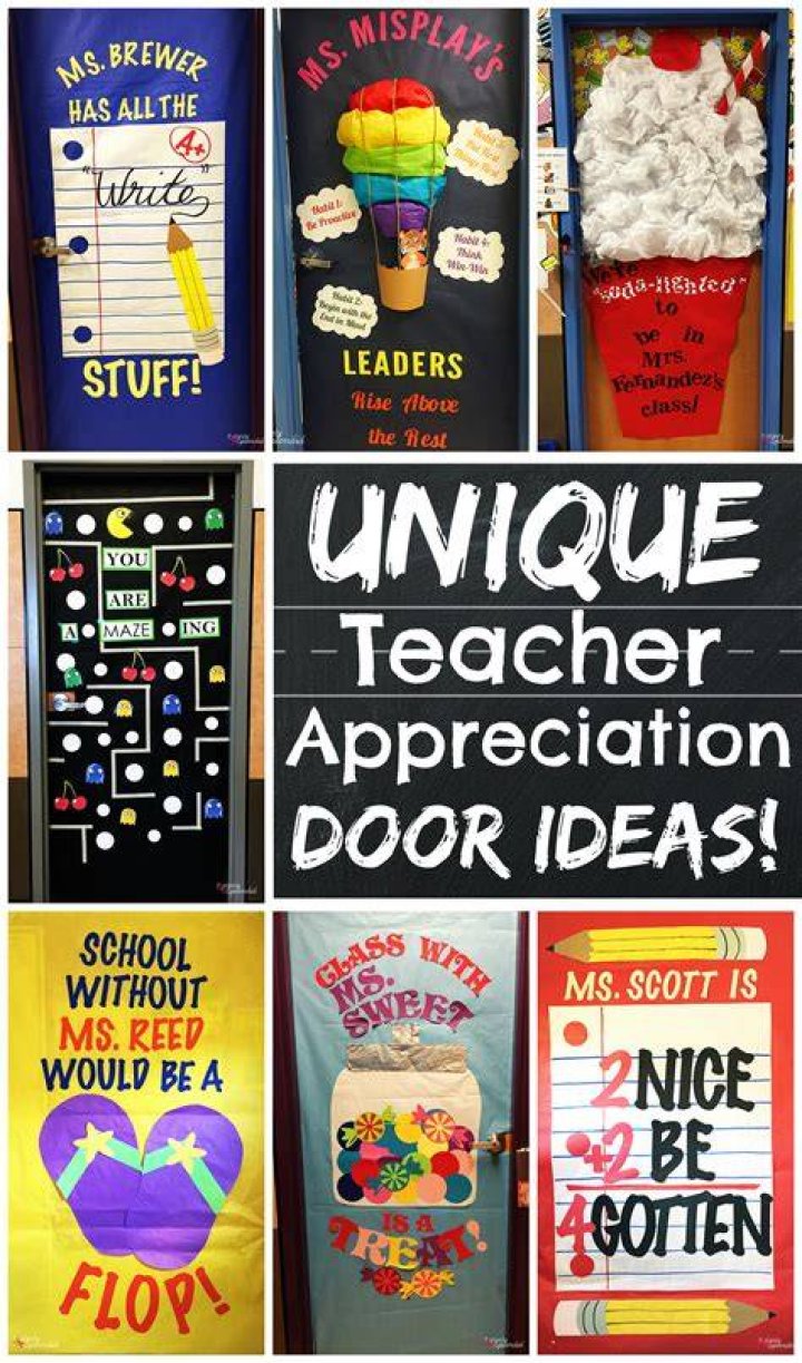 Door Decoration Ideas for Teacher Appreciation