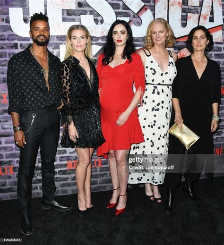 Eka Darville, Rachael Taylor, Krysten Ritter, Melissa Rosenberg and Carrie-Anne Moss attend a Special Screening Of Netflix's "Jessica Jones" Season...
