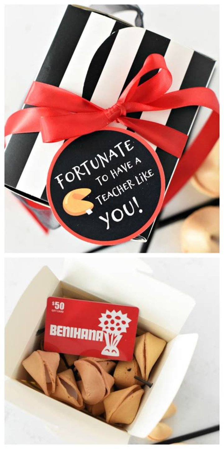 Fortune Cookie Gift for Teacher Appreciation