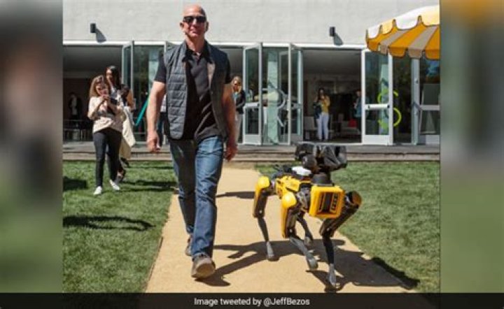 Jeff Bezos SpotMini robot dog